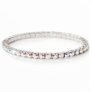 Touchstone Crystal Aurora Boreale Stretch Bracelet